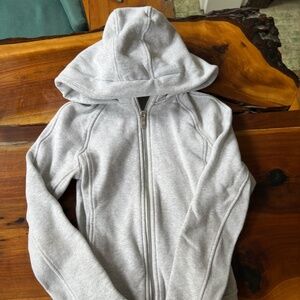 Light Gray Scuba Hoodie